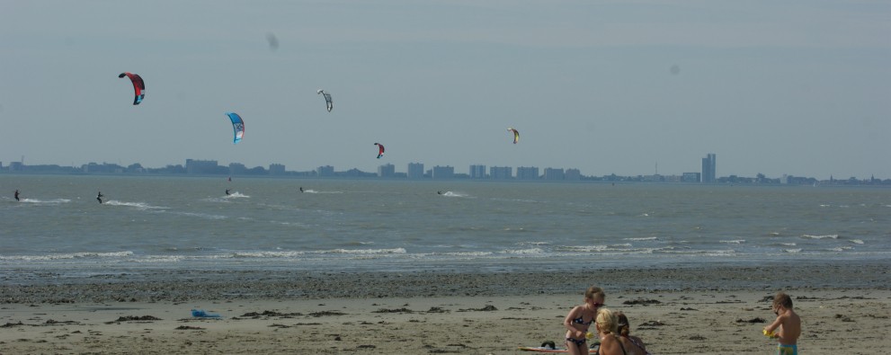 kitesurfen op Westerschelde