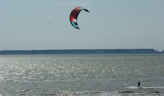 kitesurfen op Westerschelde