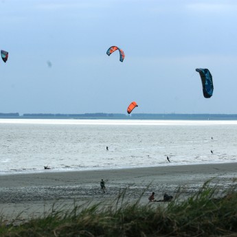 kitesurfen op Westerschelde